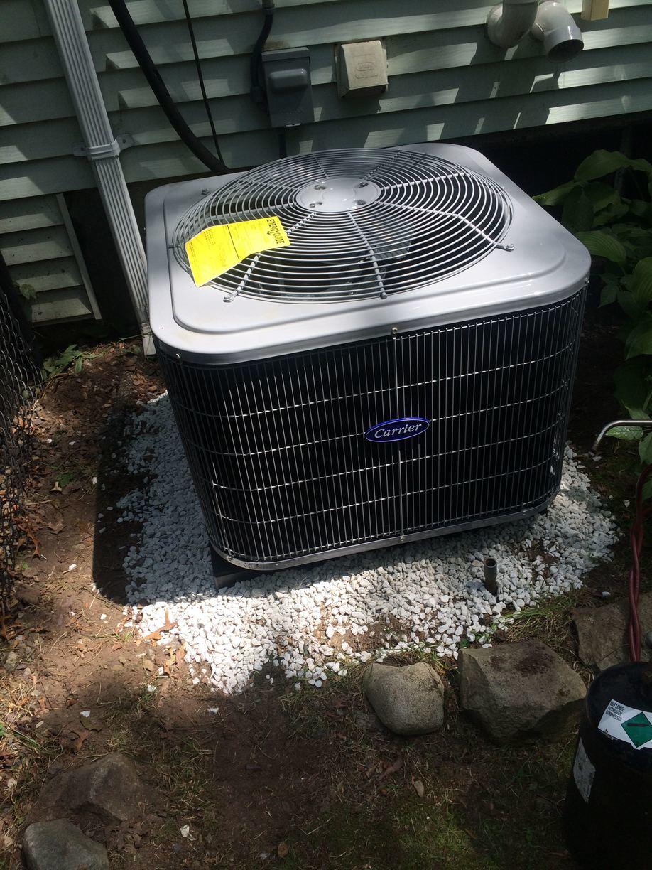Central AC Replacement in Sharon, MA - After