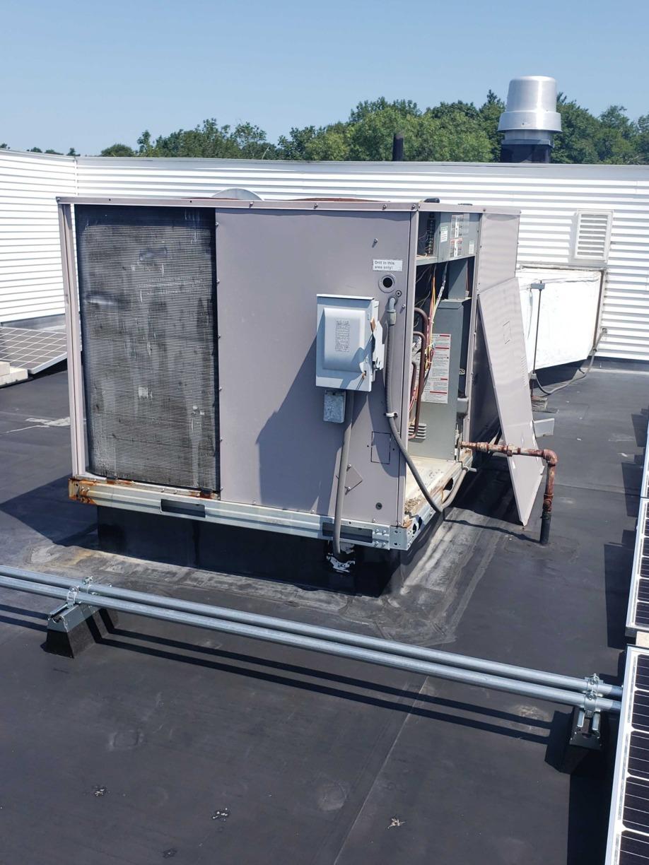 Carrier Rooftop unit - Before