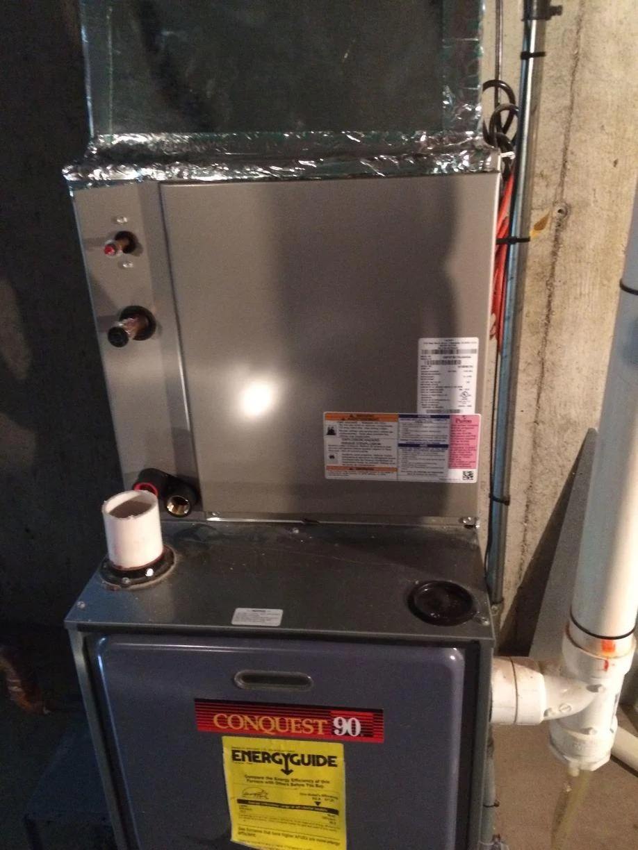 Central air conditioner install in Stoughton, MA - After