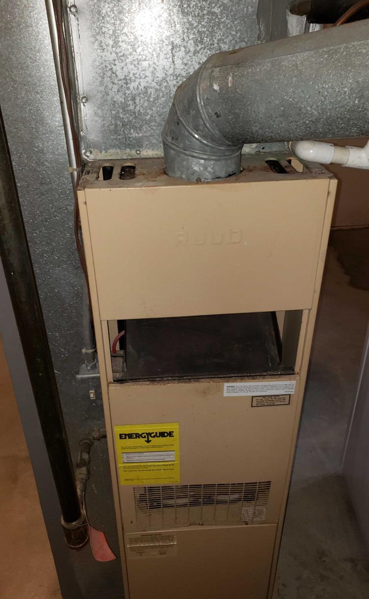 energy efficient furnace upgrade in Randolph, MA - Before