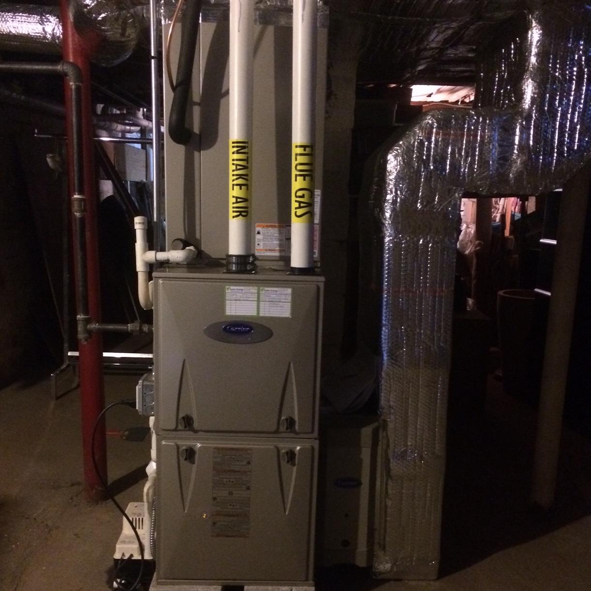 Furnace replacement in Natick, MA - After