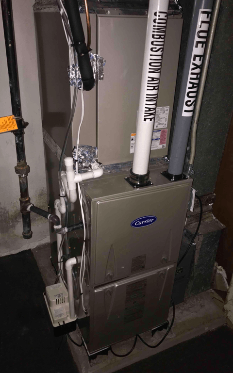 Furnace replacement in Hyde park, MA - After