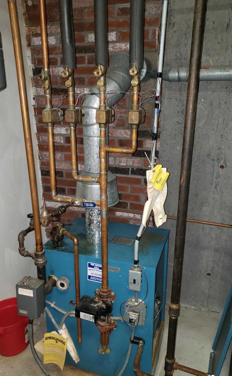 Viessmann Boiler & Indirect Hot Water Tank Install - Before