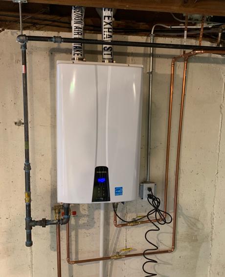 Tankless Hot Water Heater in Weymouth, MA - After