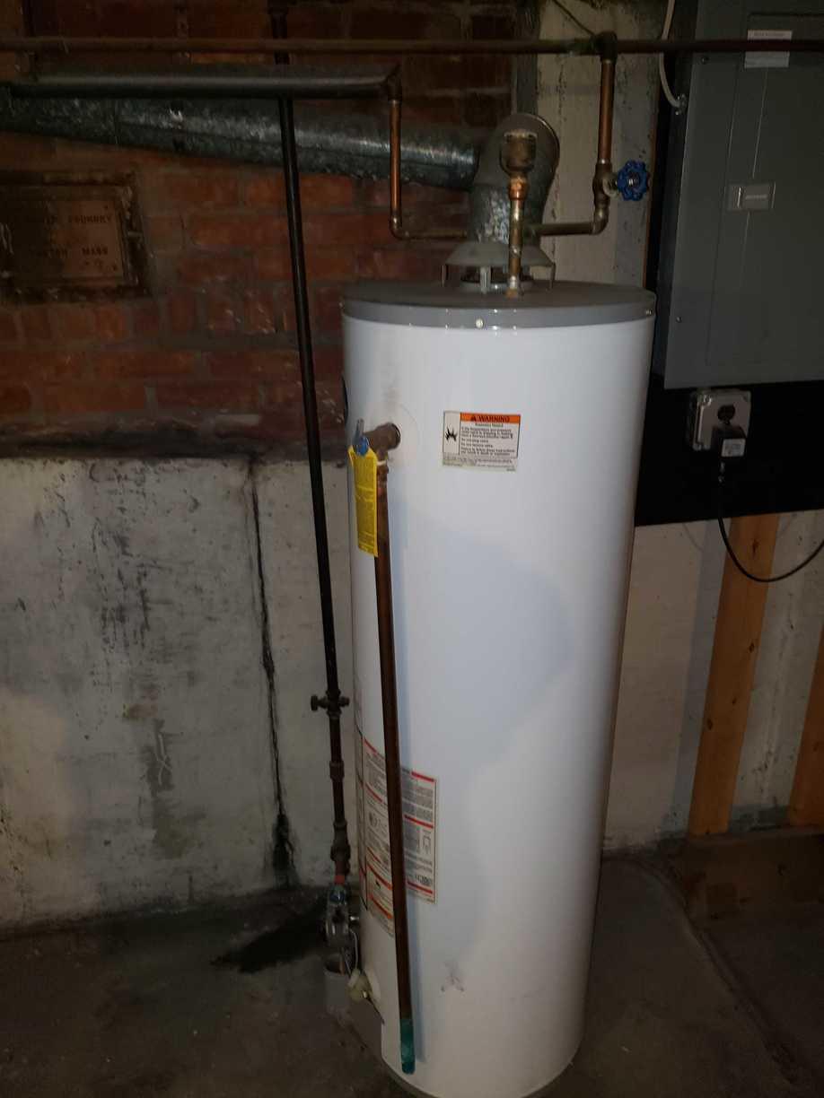Tankless Hot Water Heater in Weymouth, MA - Before