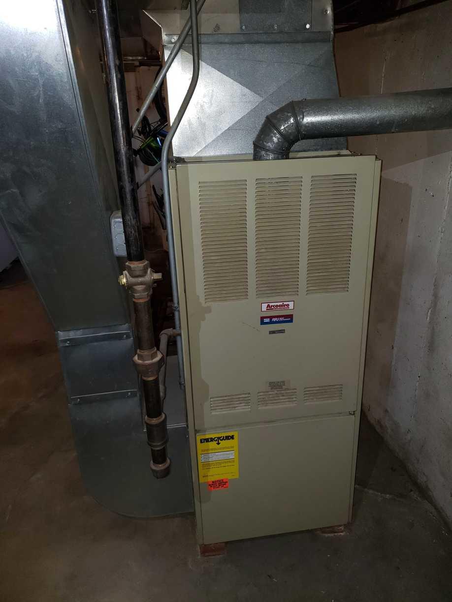 Furnace upgrade in Weymouth, MA - Before